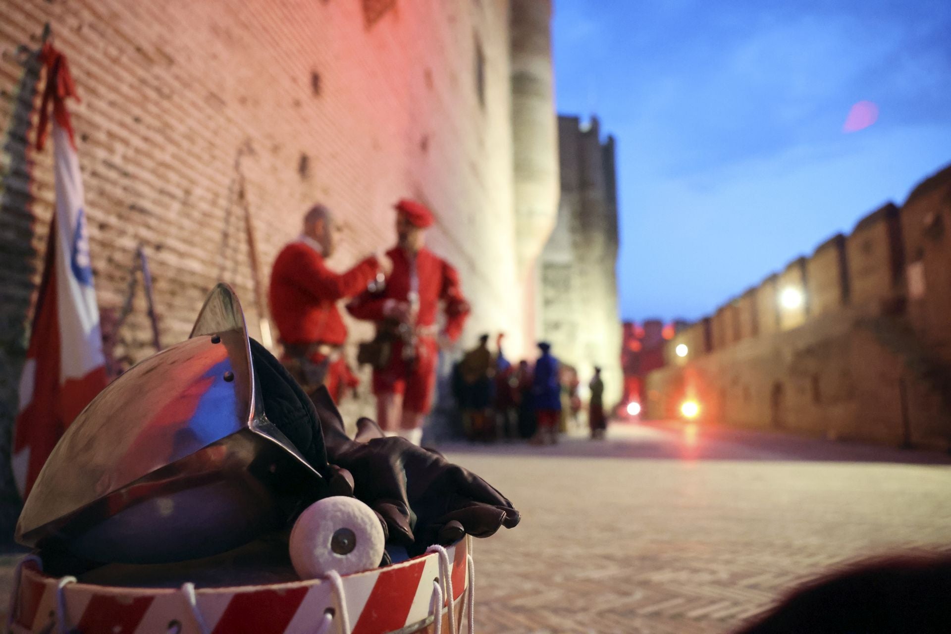 Recreación de la quema de Medina del Campo en la Semana Renacentista