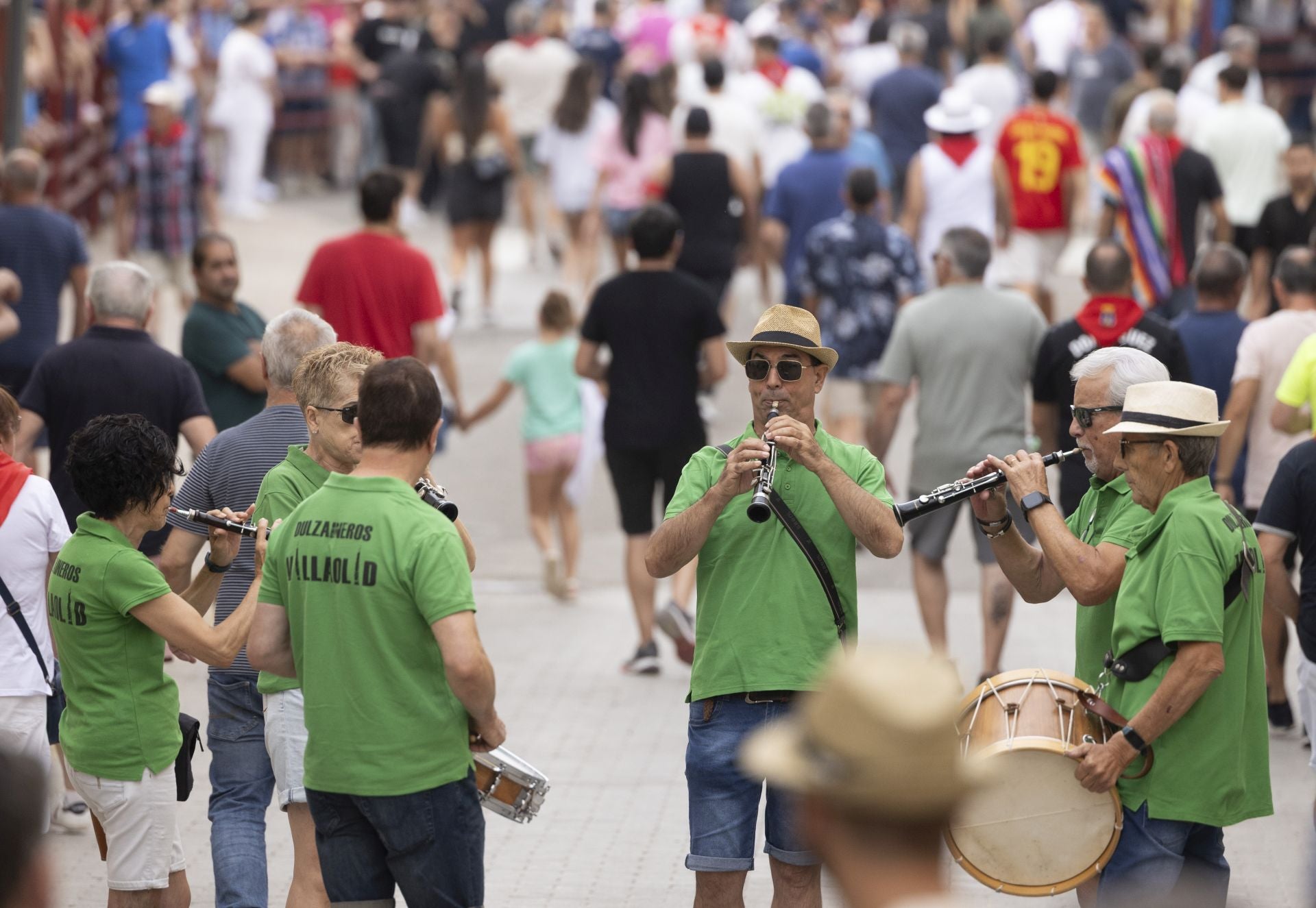 Encierro y capea del domingo en las fiestas de Peñafiel