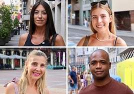 Vecinos de Valladolid en el centro de la ciudad.