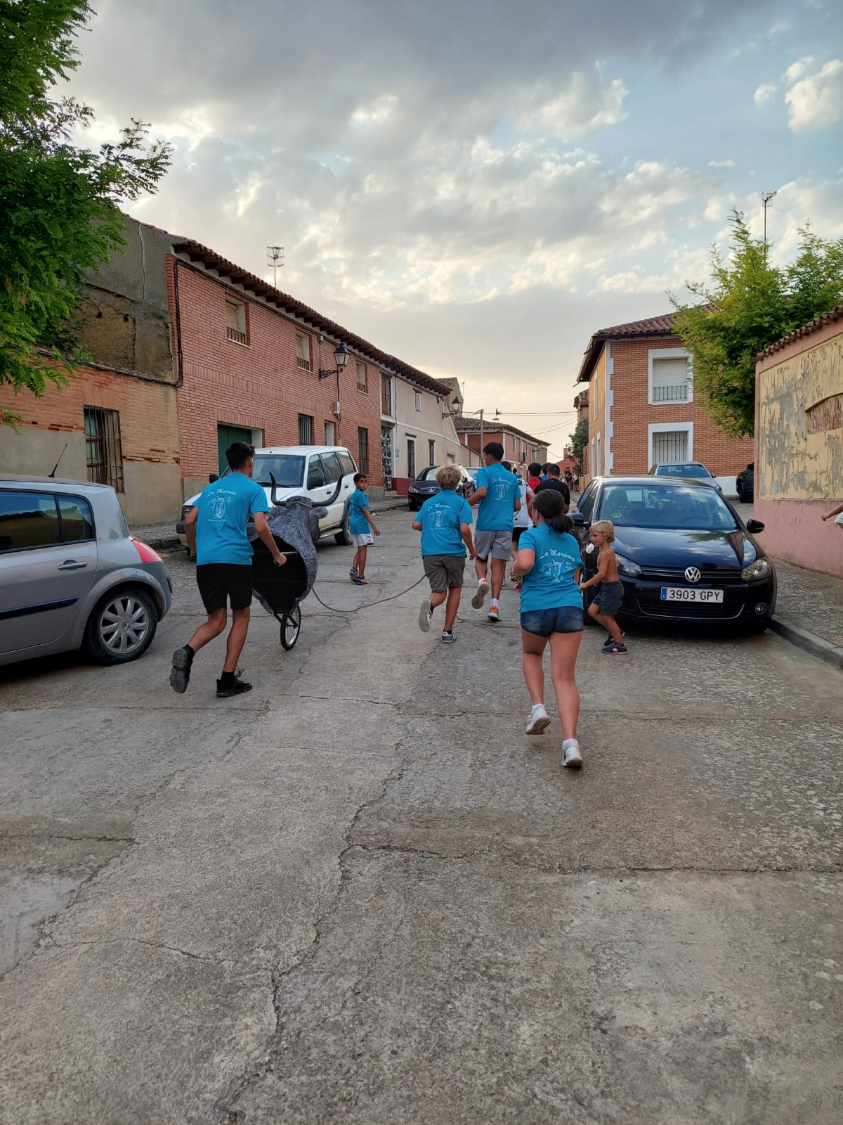 Un juego llamado vaca enmaromada