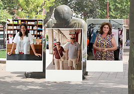 Vecinos y comerciantes del barrio de Las Batallas.