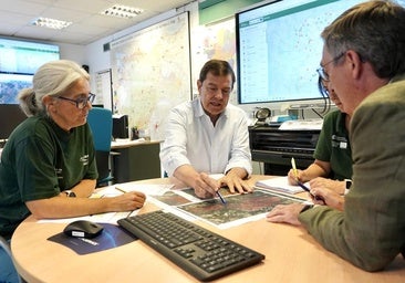 Mañueco confirma la estabilización de los incendios en Castilla y León: «La evolución es favorable en todos»
