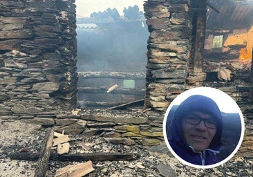 El vecino de Lusio al que la desgracia golpeó dos veces: «Nos hemos quedado sin nada»