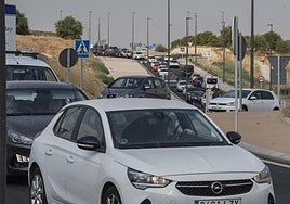 Jornada de atascos y calles cortadas en Segovia.