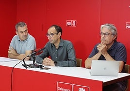 De izquierda a derecha, Miguel Ángel Luengo, David Serrada y Fernando Rubio.