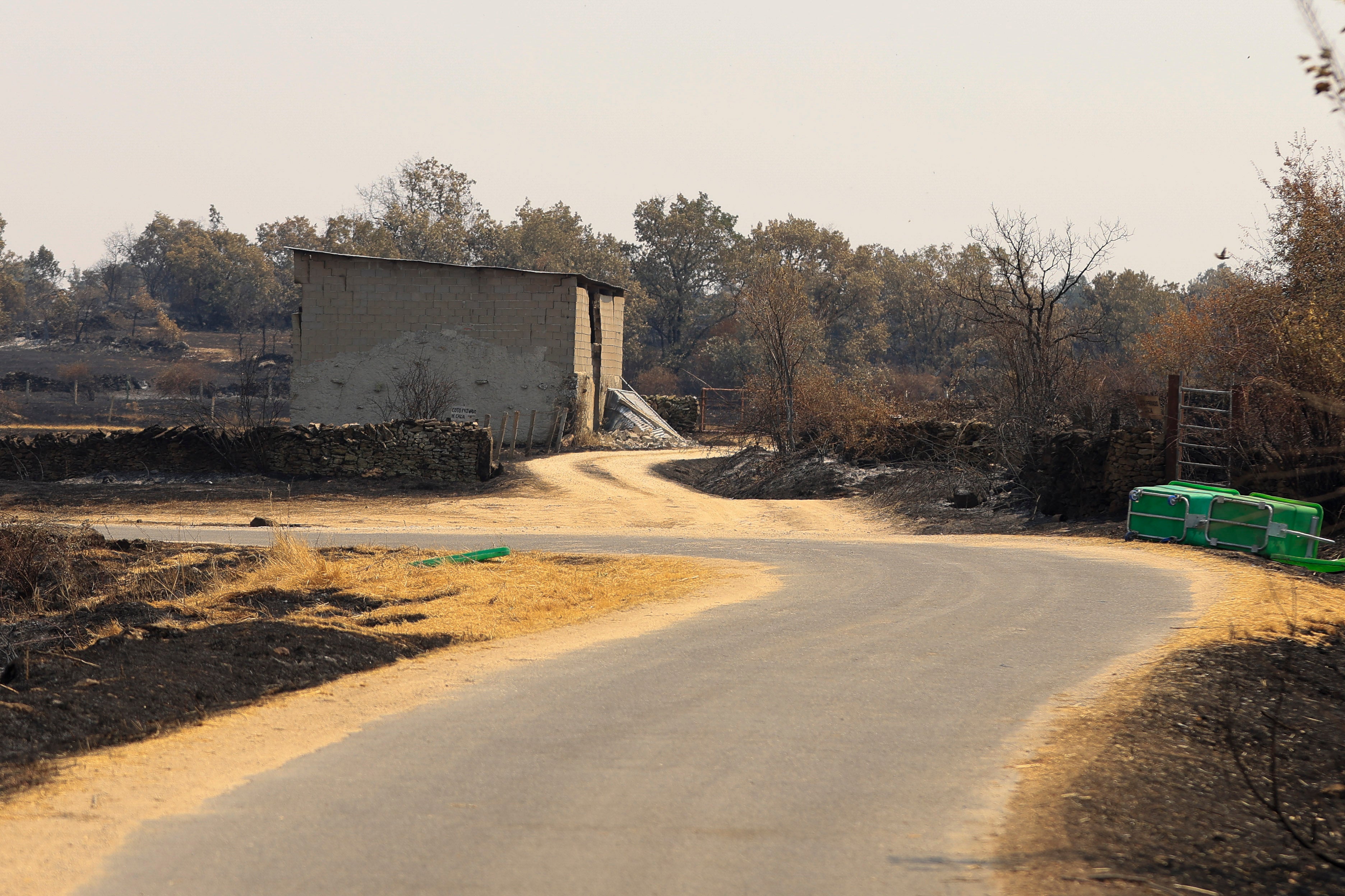 Las imágenes del mayor incendio en la provincia de Salamanca