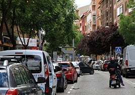 Calle José Zorrilla de Segovia.