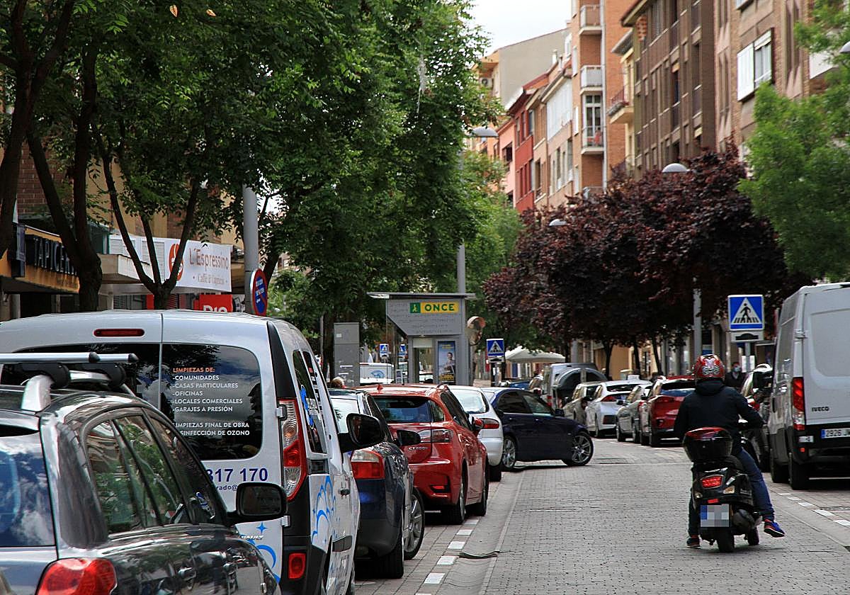 Calle José Zorrilla de Segovia.