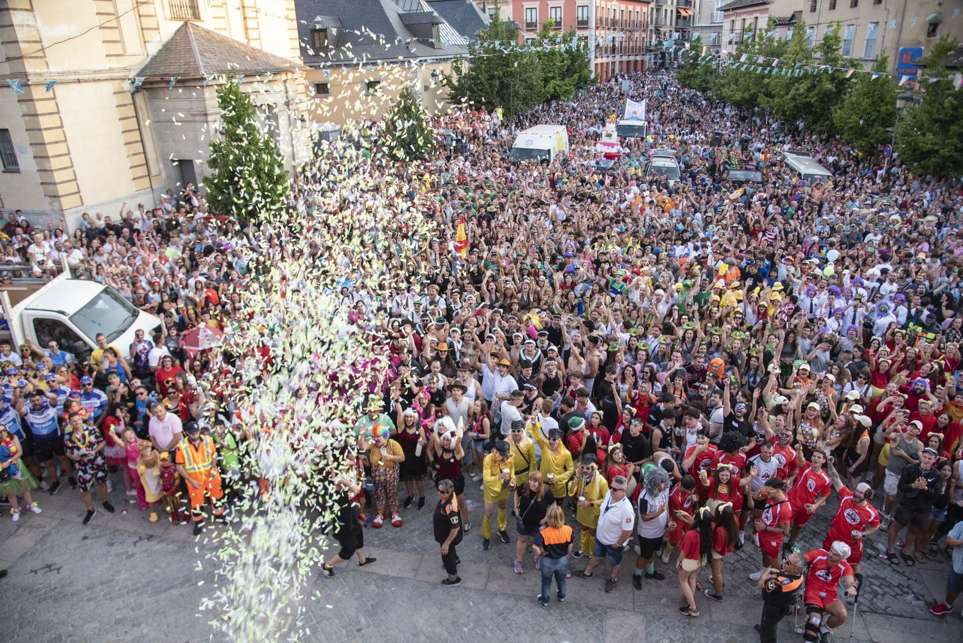 Fotos del inicio de las fiestas de La Granja de San Ildefonso
