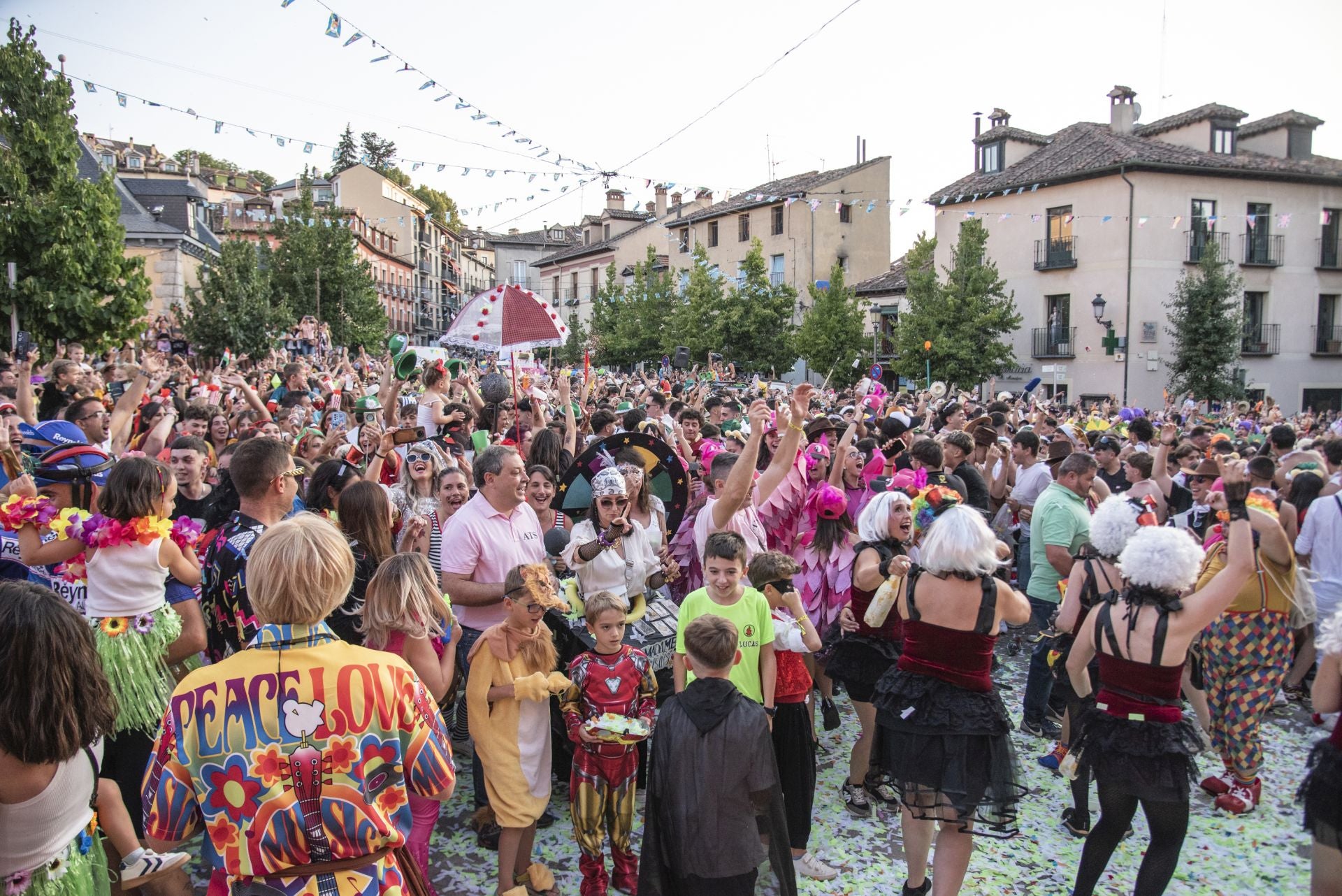 Fotos del inicio de las fiestas de La Granja de San Ildefonso