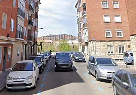 Calle Pedro Mazuecos de Valladolid.
