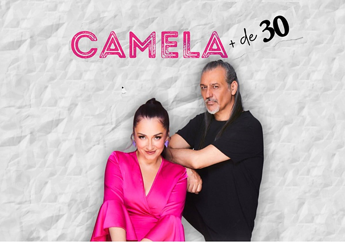 Imagen promocional del concierto de Camela en Laguna de Duero.