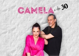 Imagen promocional del concierto de Camela en Laguna de Duero.