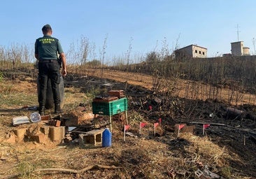 Detenido un hombre de 75 años como supuesto autor del incendio de Molinaseca