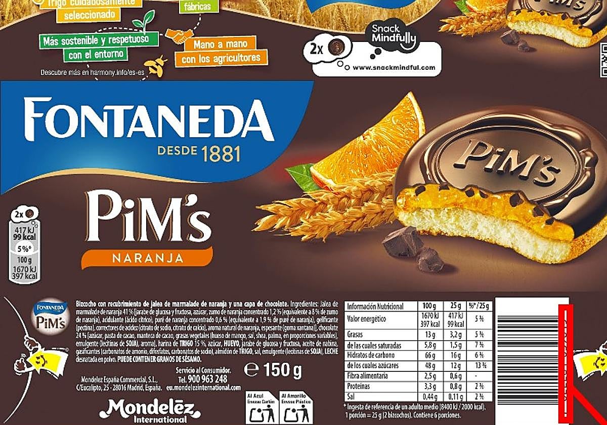 Alerta por posible presencia de partículas metálicas en un lote de galletas procedentes de España