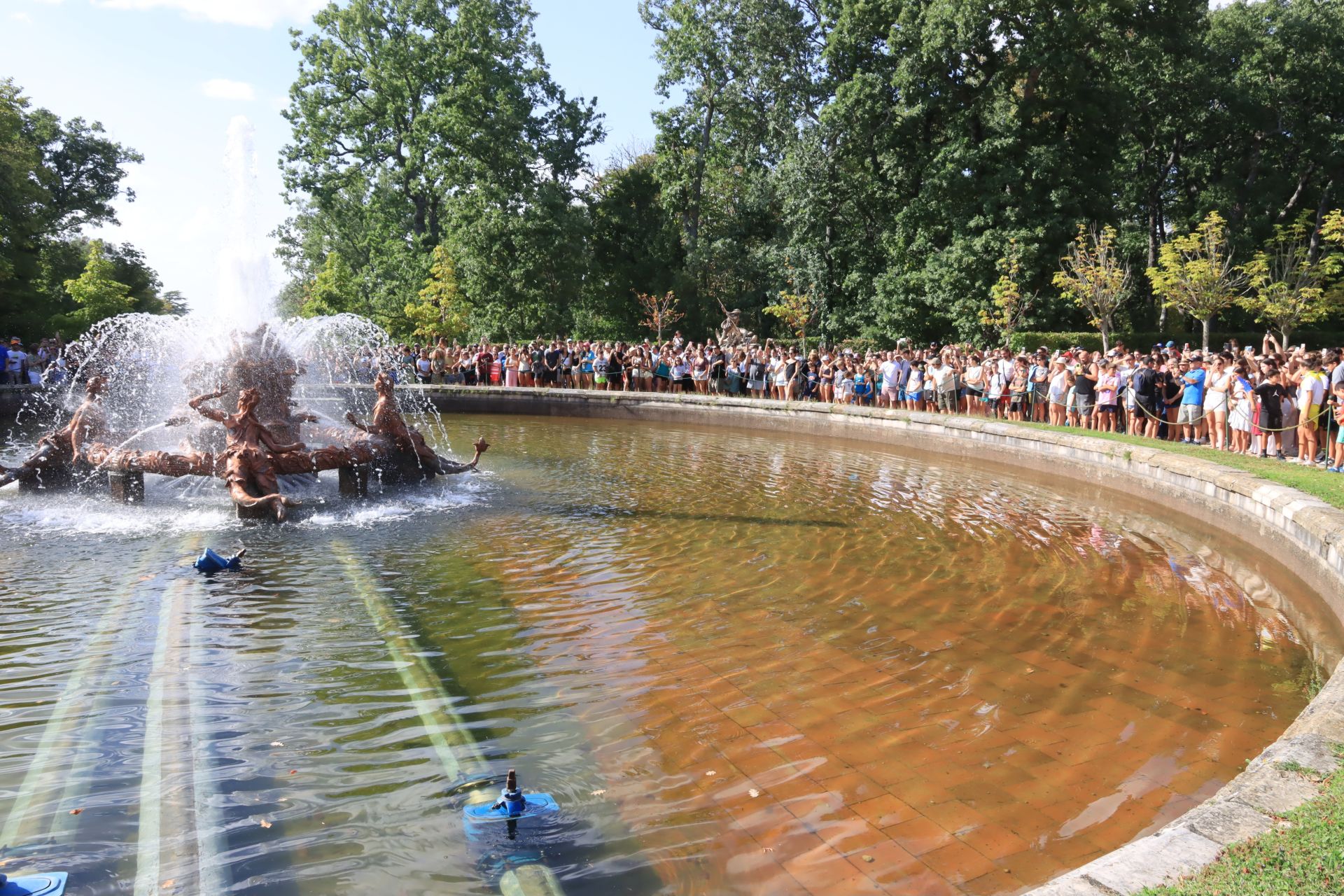 Las fuentes de La Granja, en imágenes