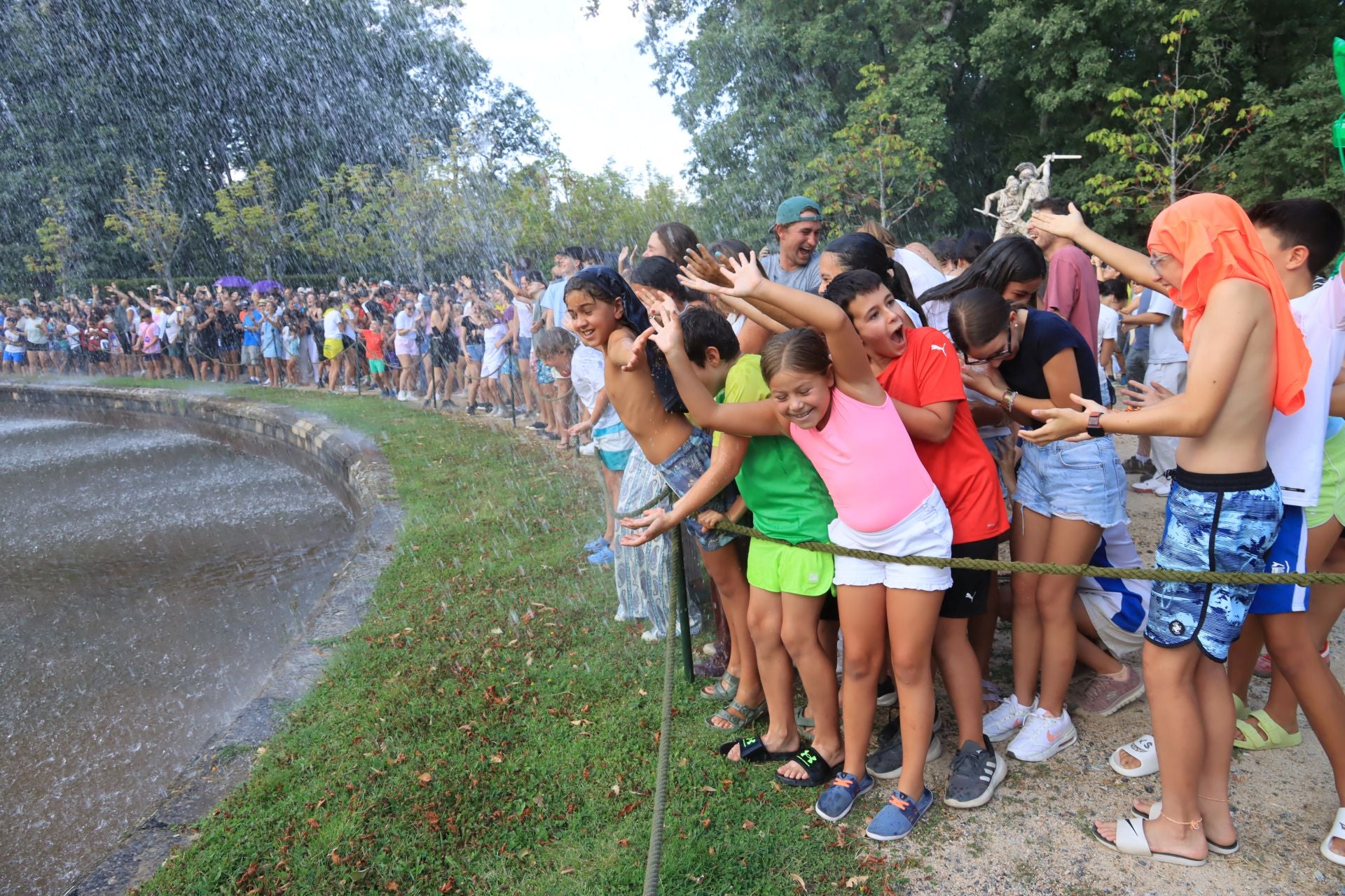 Las fuentes de La Granja, en imágenes