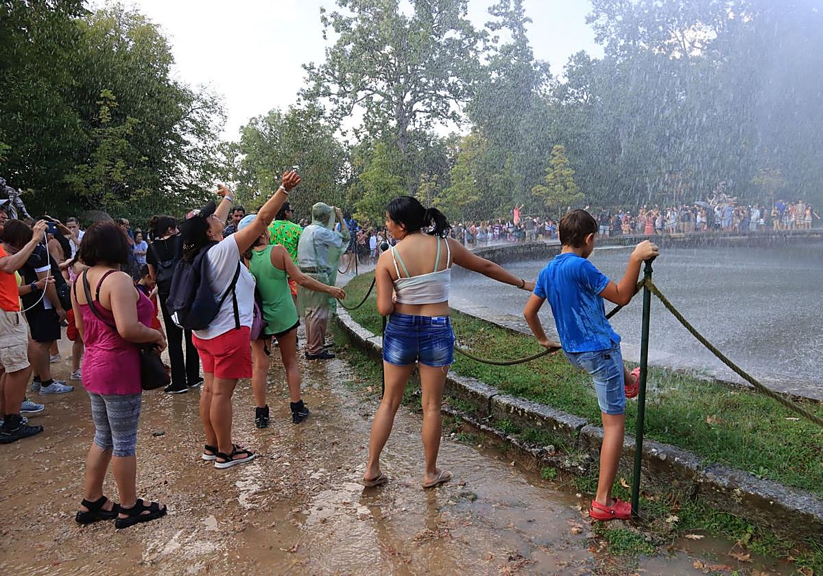 Las fuentes de La Granja, en imágenes