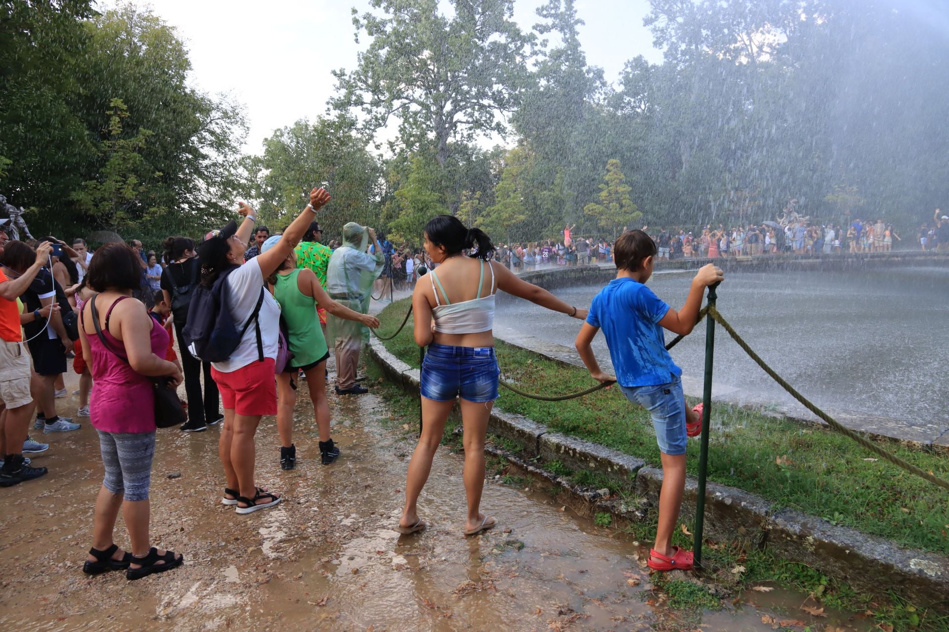Las fuentes de La Granja, en imágenes