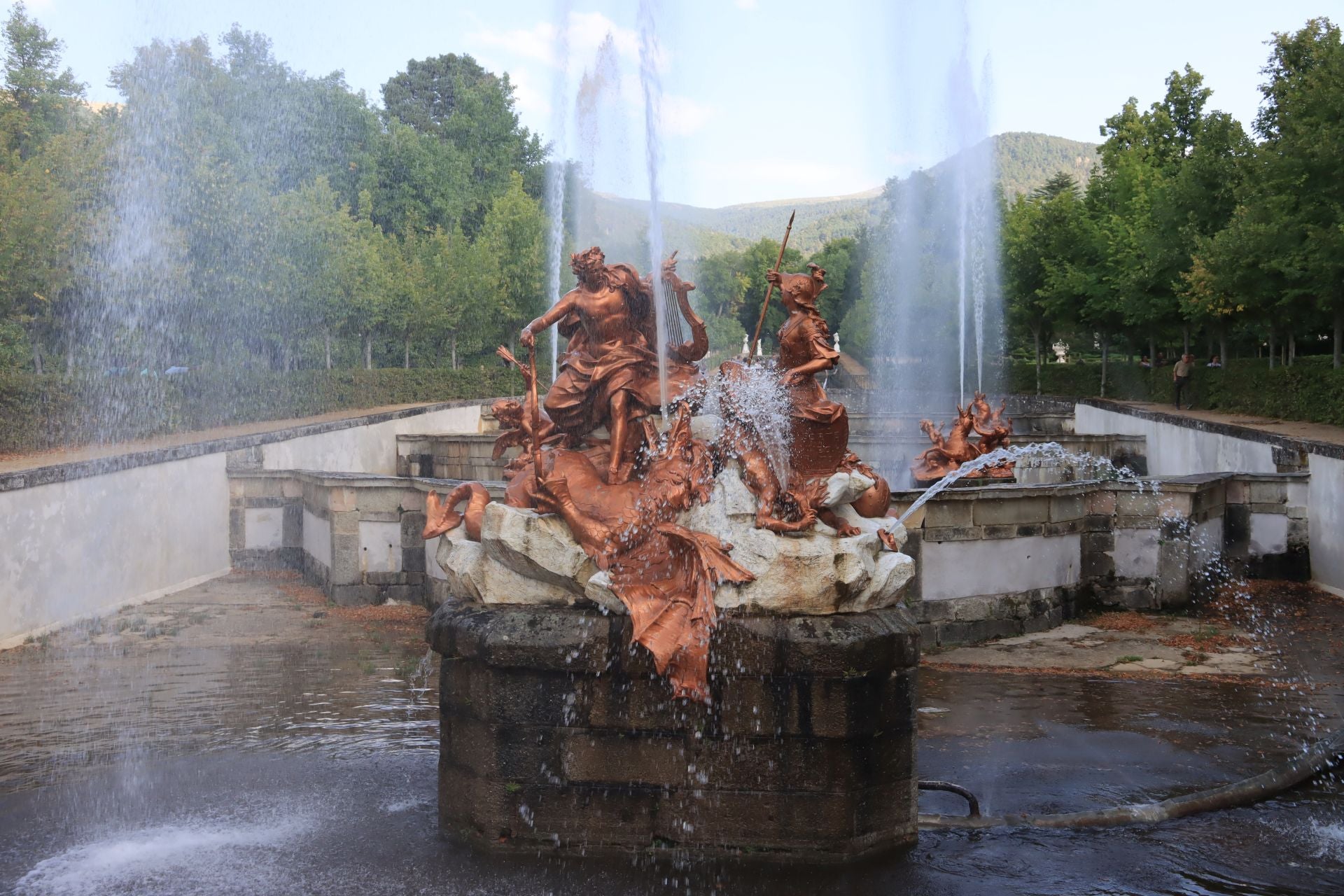 Las fuentes de La Granja, en imágenes