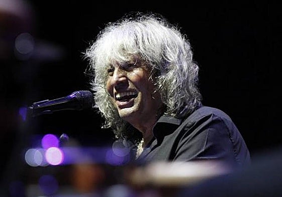 José Mercé durante un concierto.