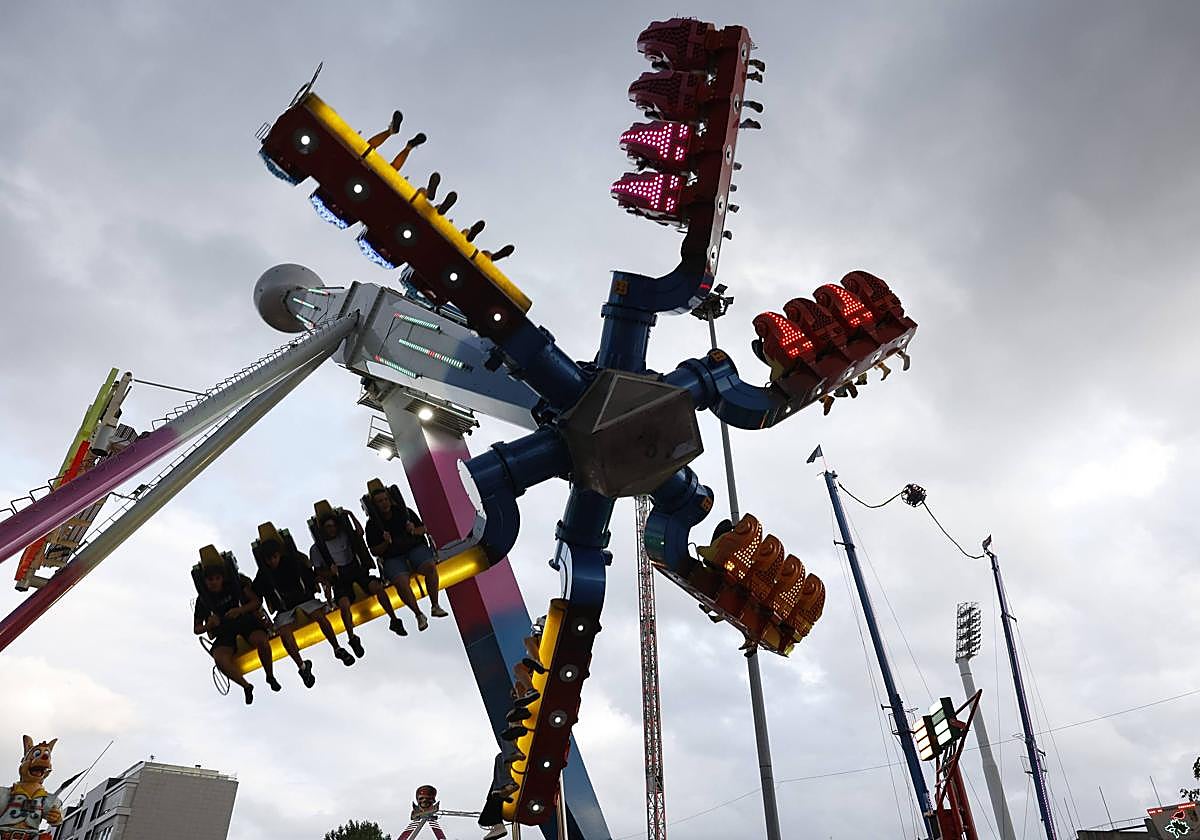 La atracción 'High Energy' en la feria de la Semana Grande de Santander