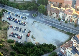 Vista aérea de la zona del Velódromo.