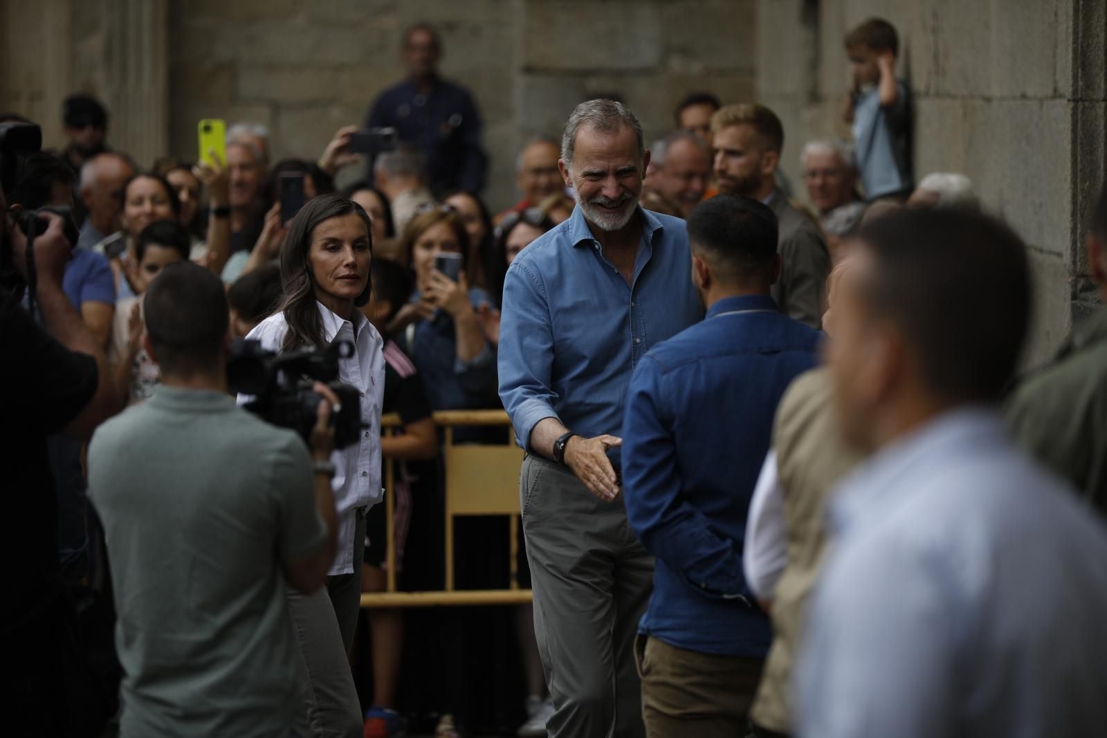 Las imágenes de la visita de los Reyes a Sanabria