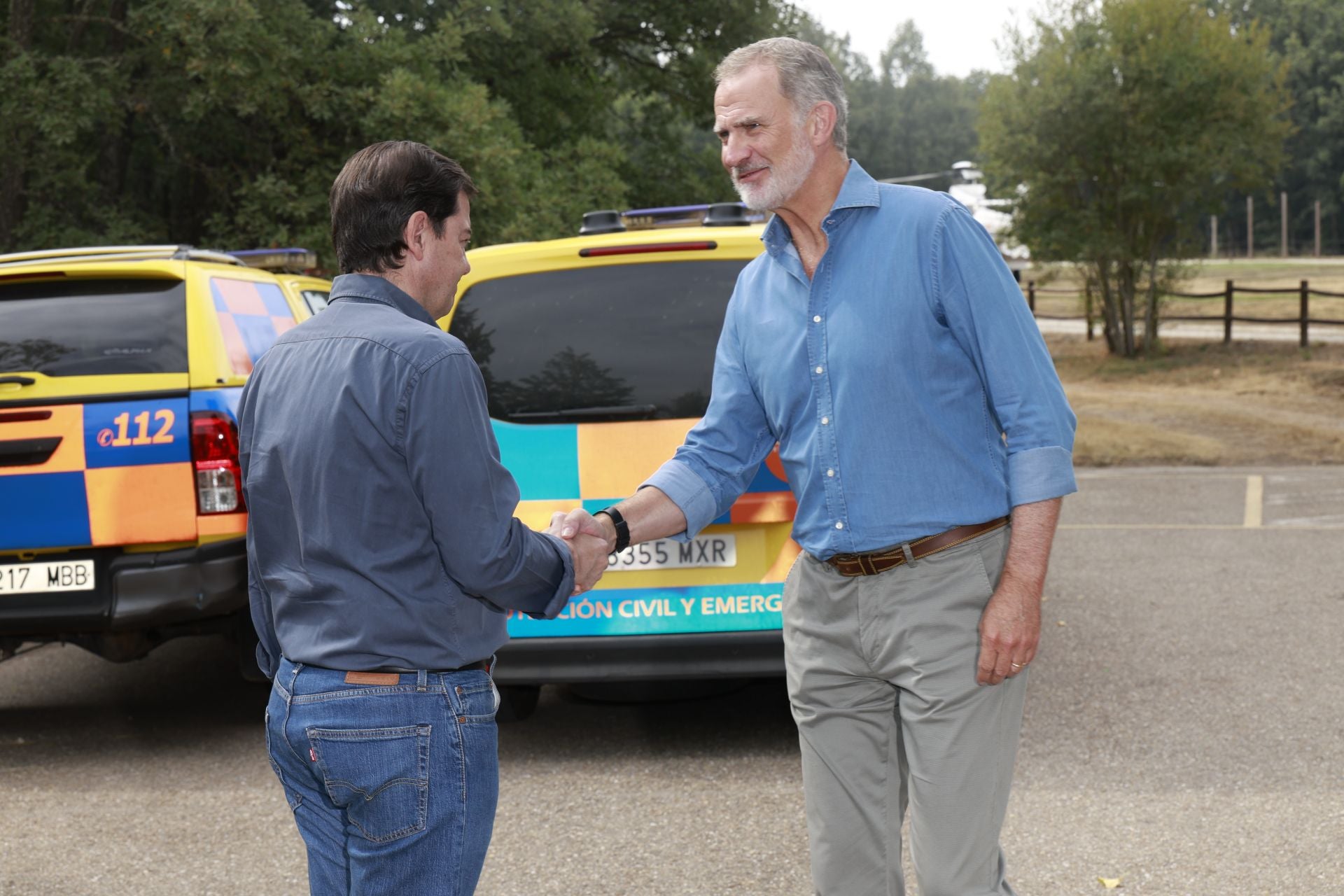 Las imágenes de la visita de los Reyes a Sanabria