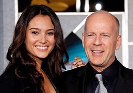 Emma Heming Willis con Bruce Willis, en una imagen de archivo.