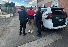 Momento de la detención.