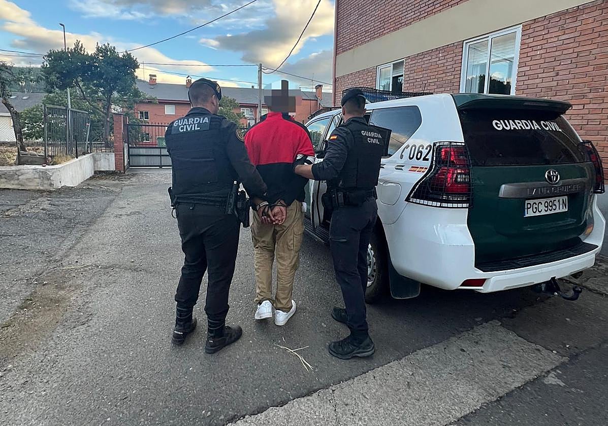 Momento de la detención.