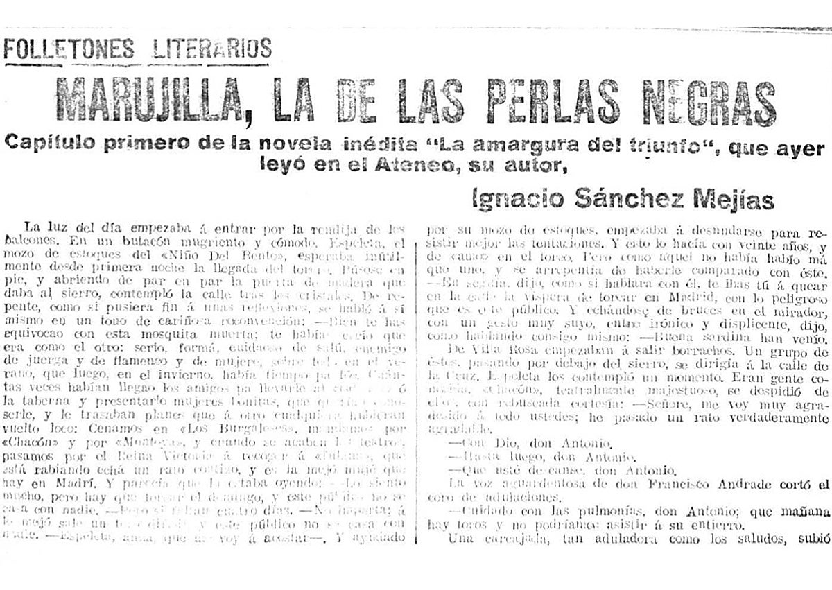 Imagen secundaria 1 - Arriba, vallisoletanos haciendo cola para comprar entradas para los toros en las ferias de 1925. Abajo, extracto de un capítulo de la novela de Sánchez Mejías publicado en El Norte de Castilla y cartel de la primera feria de vehículos de ocasión.