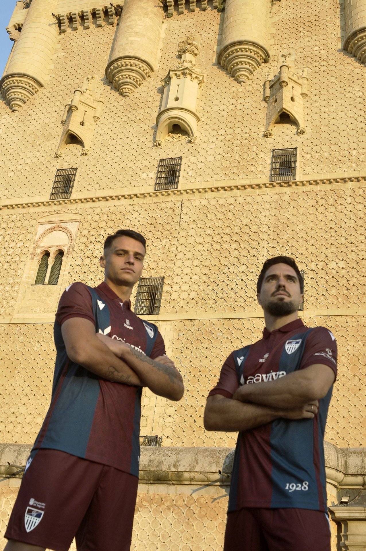 Fotos de la nueva camiseta de la Gimnástica Segoviana