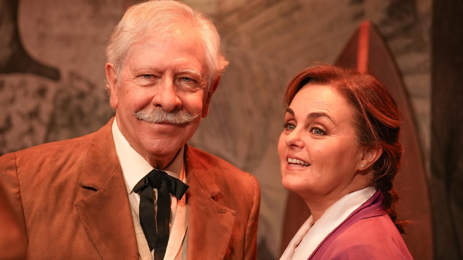 Carmen Morales protagoniza junto con Juan Meseguer la obra 'Querida Agatha Chritie'.