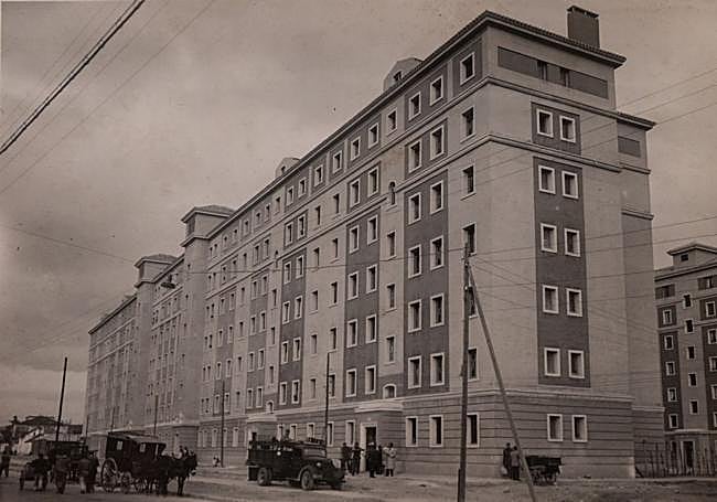 Nuevo bloque de viviendas construido en el Paseo de Zorrilla.
