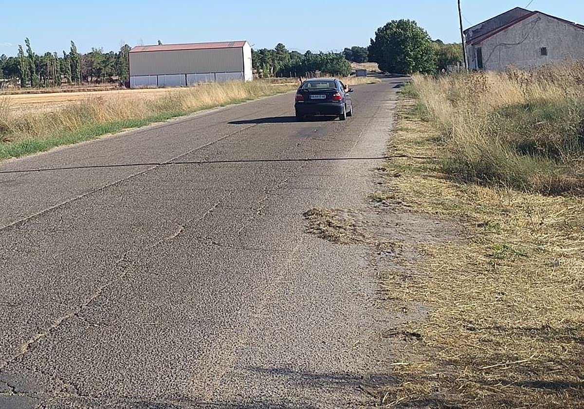 Antigua carretera de Segovia, en Cuéllar.