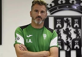 Iván Ania, entrenador del Córdoba CF.