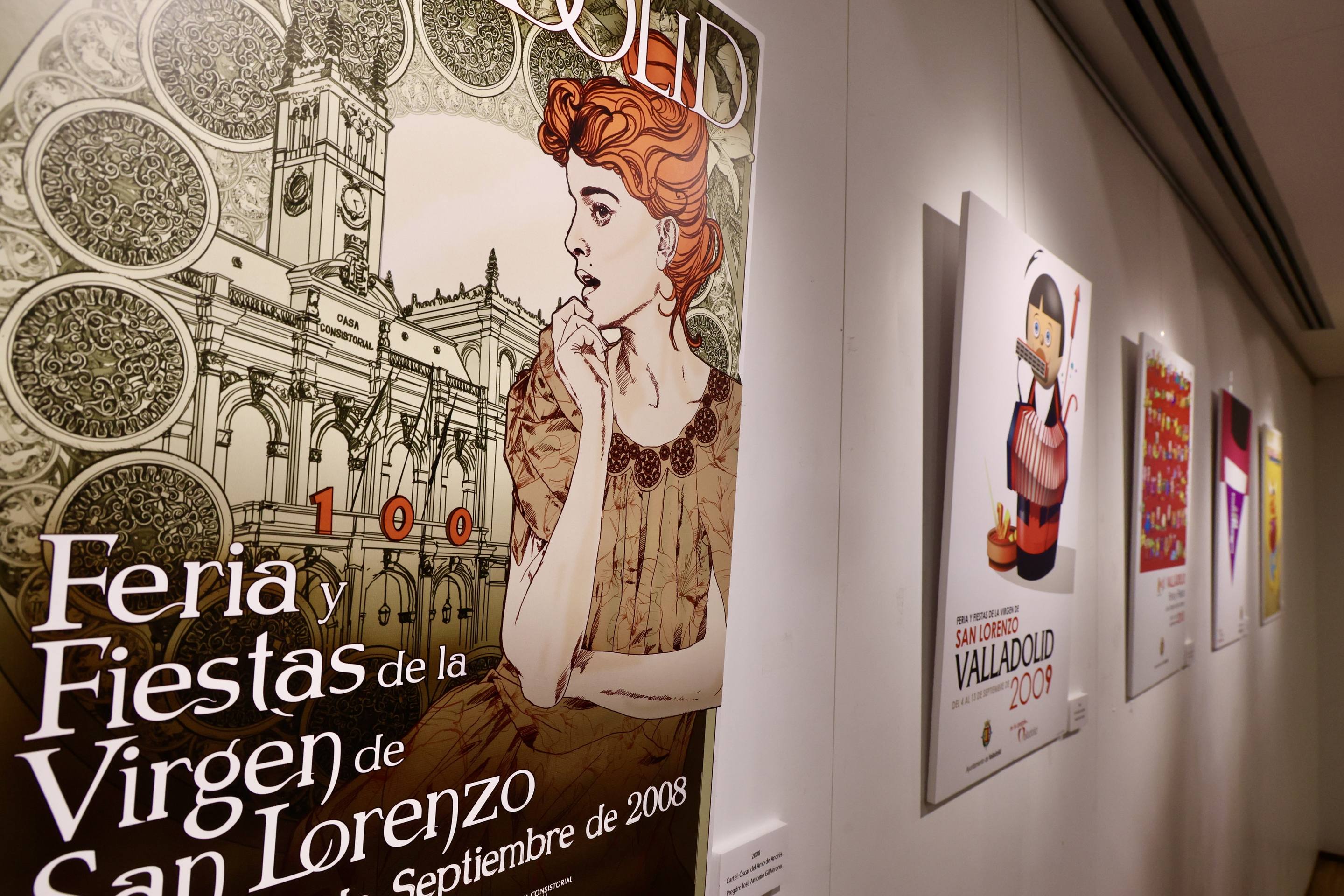 Los 25 años de carteles de las Fiestas de la Virgen de San Lorenzo, en imágenes