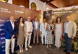 La institución provincial presenta las marcas Alimentos de Valladolid y Milla de Oro del Vino en el Recinto Ferial de Málaga.