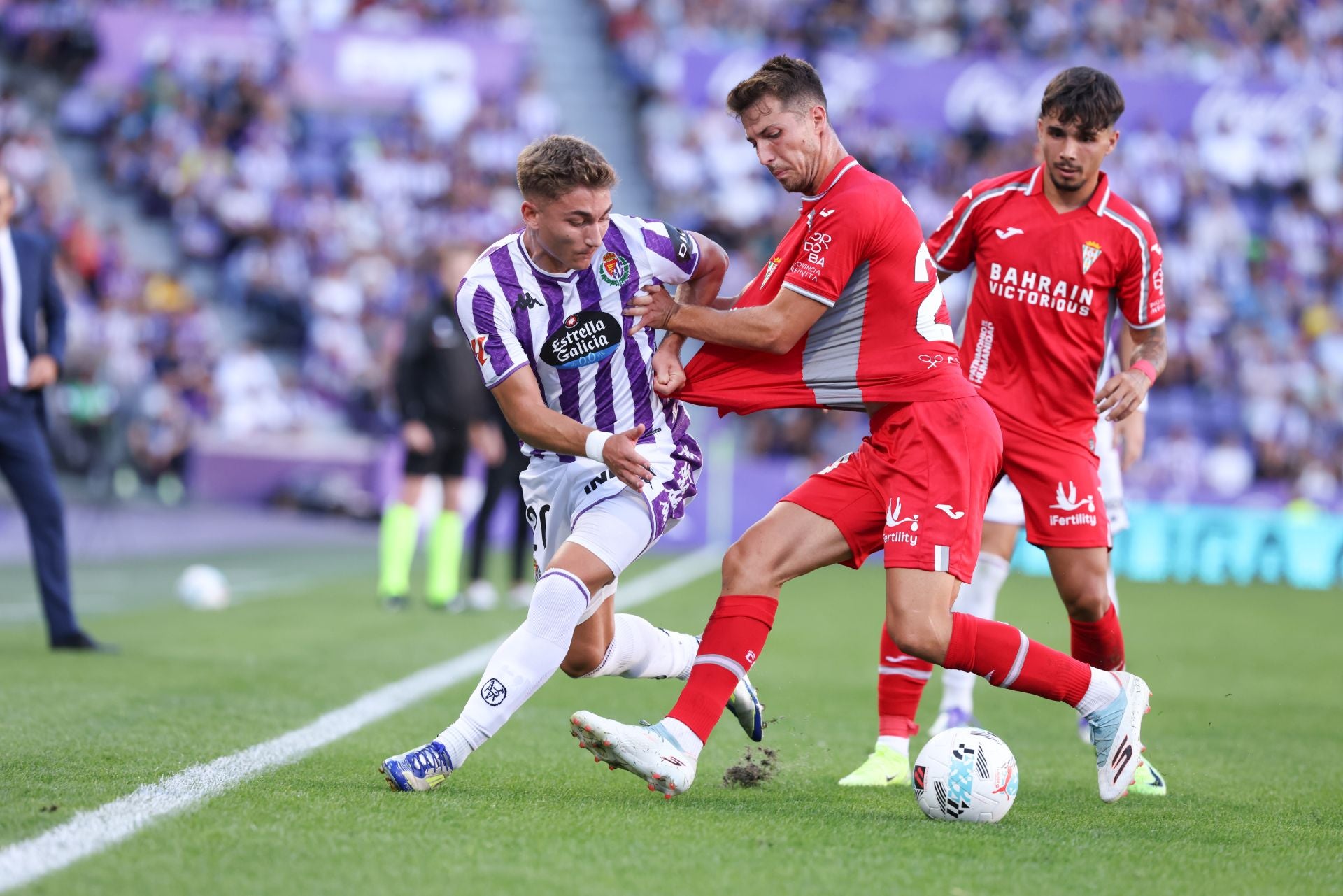 Las imágenes del partido entre el Real Valladolid y el Córdoba