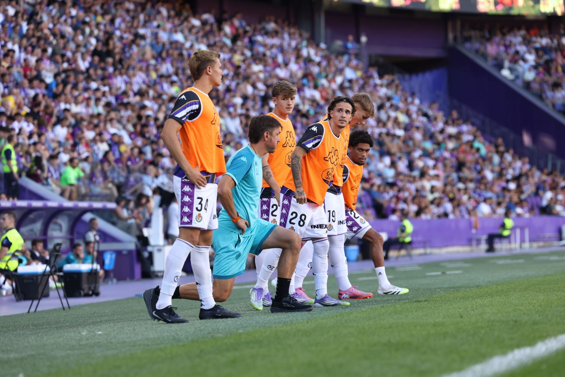 Las imágenes del partido entre el Real Valladolid y el Córdoba