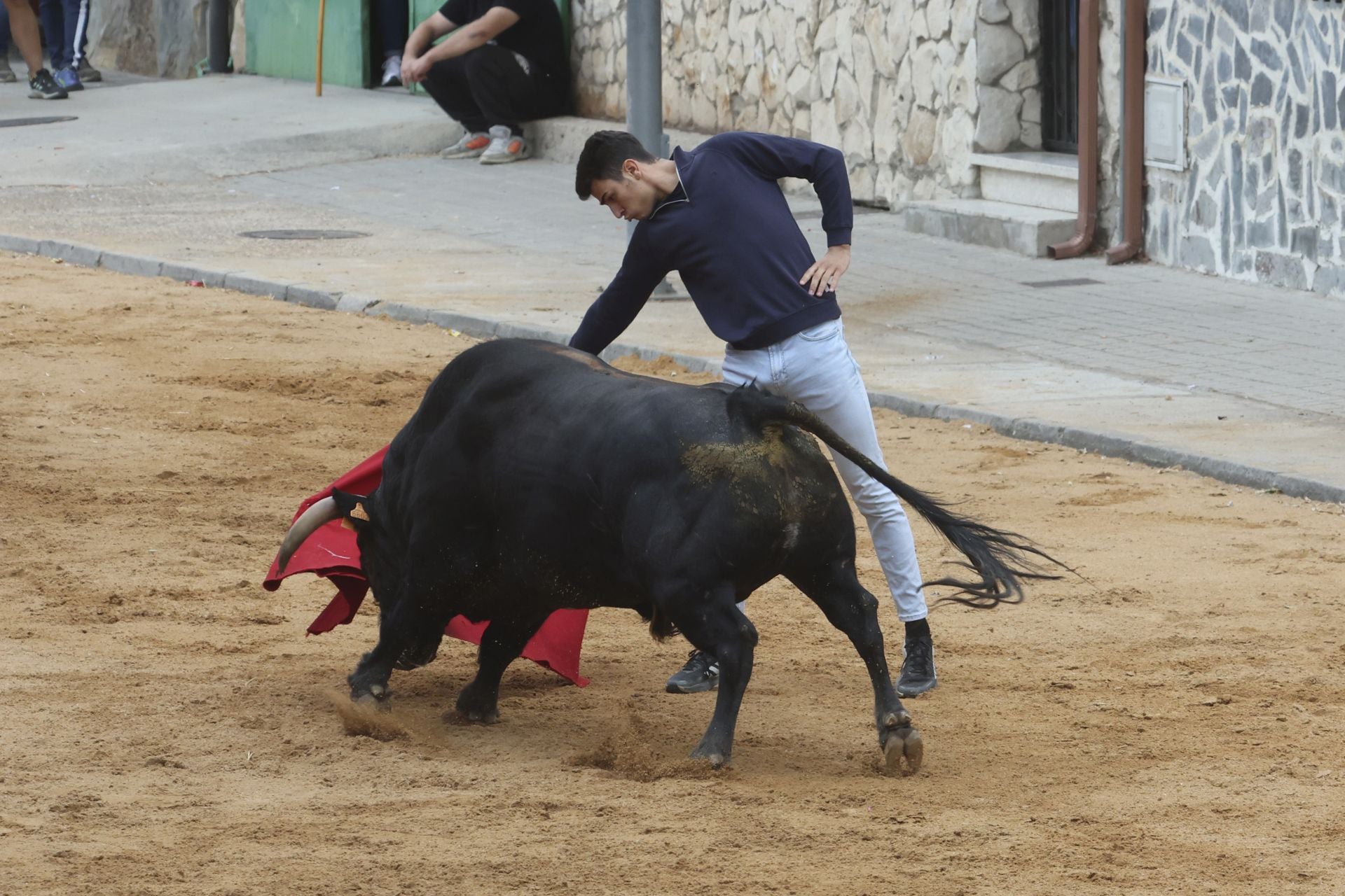 Encierro del domingo en Ataquines