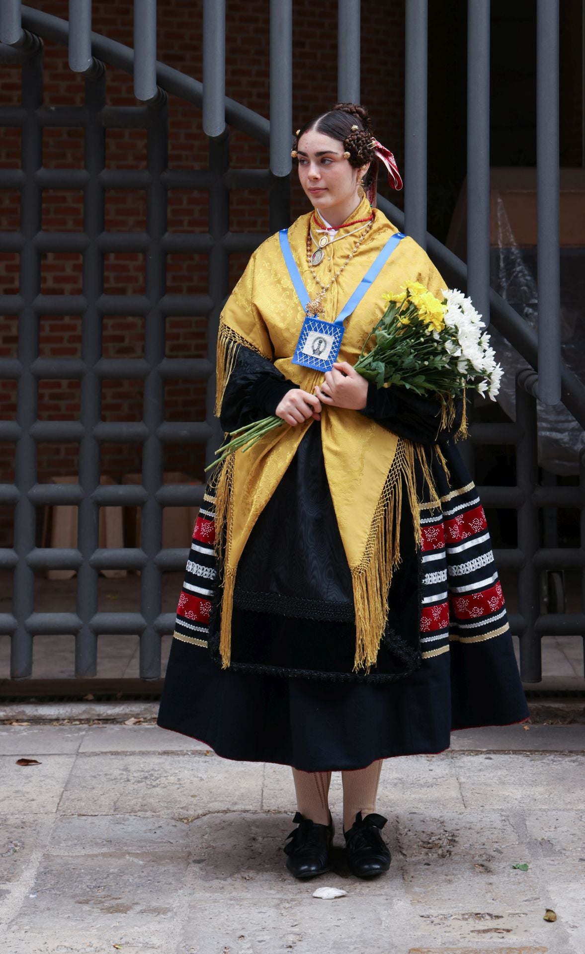 Ofrenda floral y misa en honor a la Virgen de San Lorenzo, patrona de Valladolid