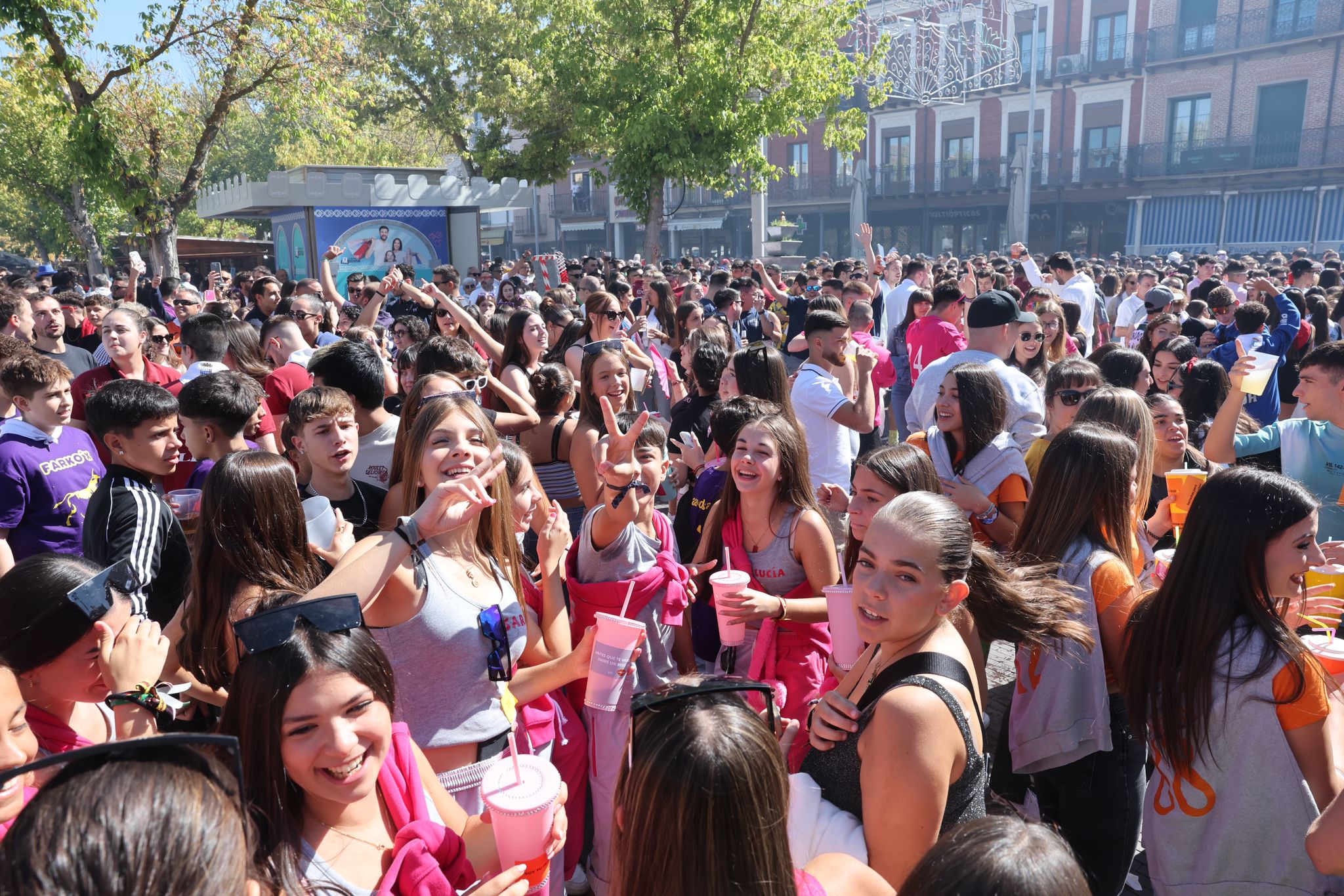 Las imágenes de la colocación de la bandera en Medina del Campo