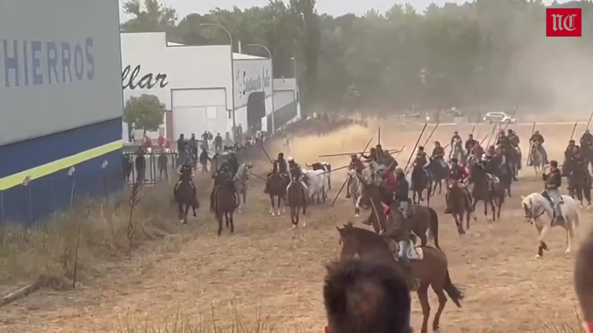 Caótico segundo encierro en Cuéllar