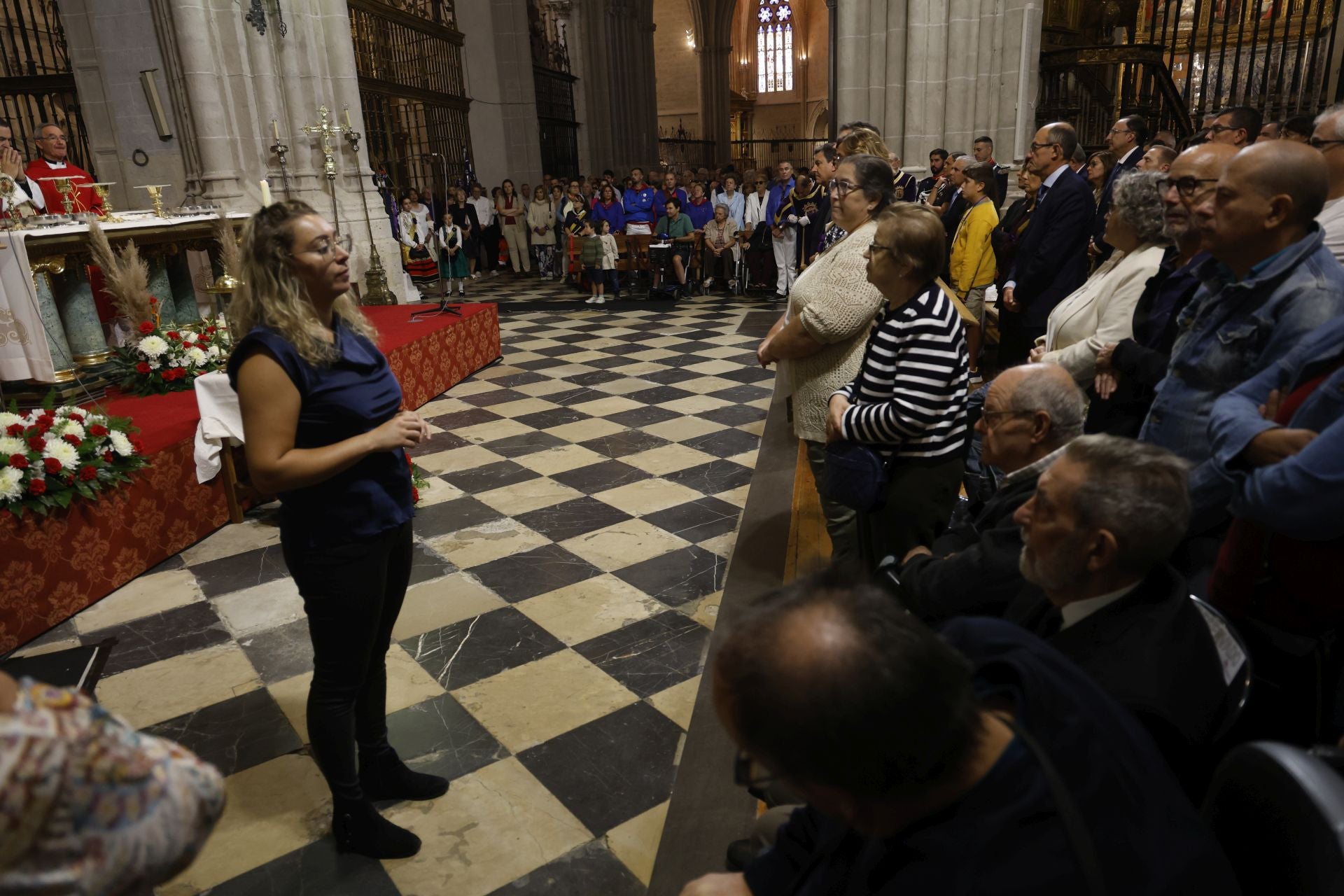 La Catedral de Palencia, a rebosar en la misa por San Antolín