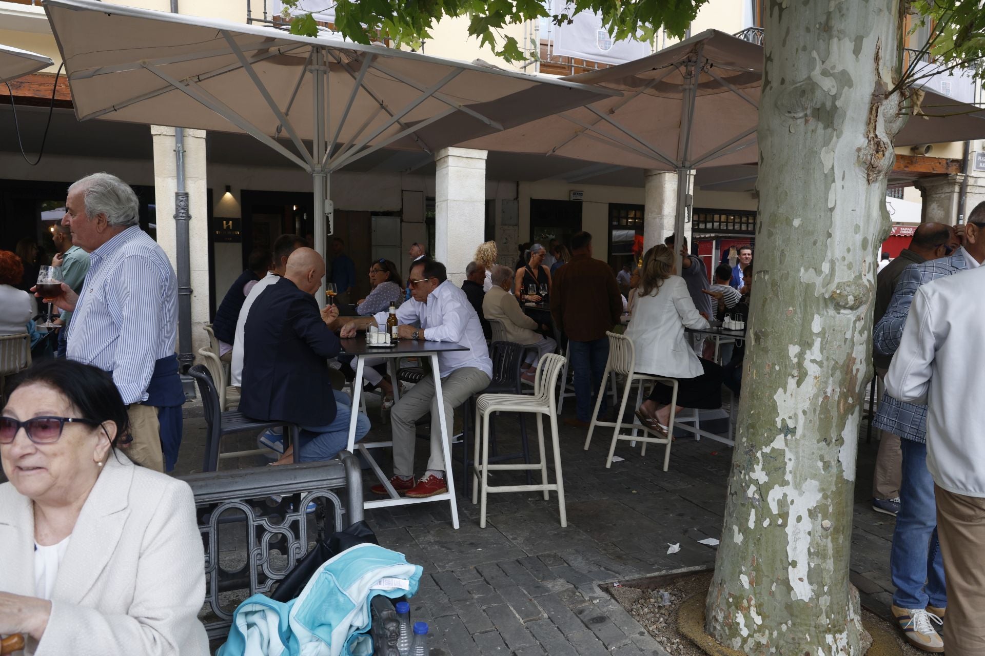 Los palentinos llenan las calles por San Antolín