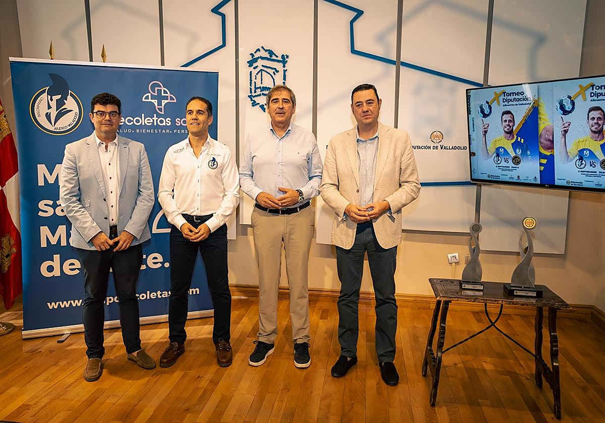 Presentación este miércoles en el Palacio de Pimentel del X Torneo Diputación de balonmano.