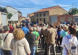 Concentración del martes en Olleros de Tera.